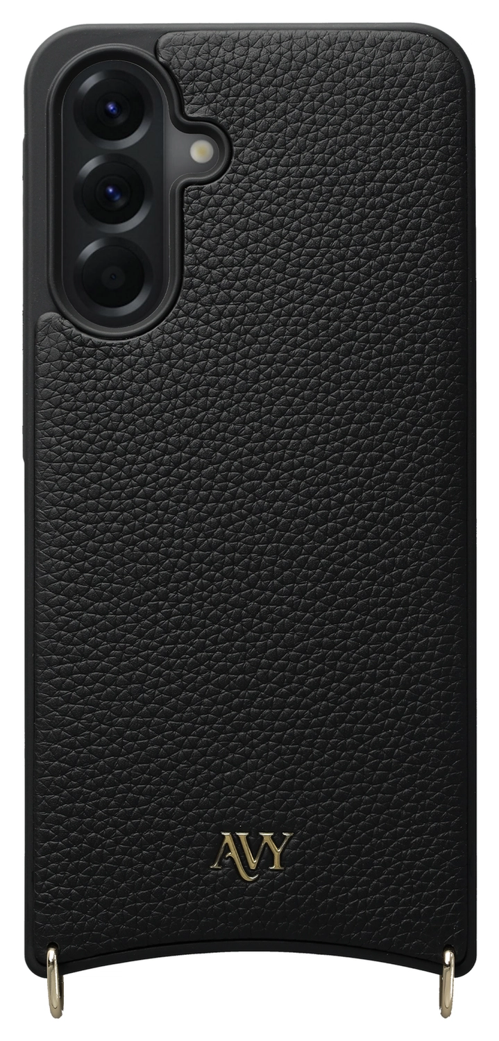 AVY Samsung Galaxy A56 - Luxury Kit - Zwart - Leather Set afbeelding 13