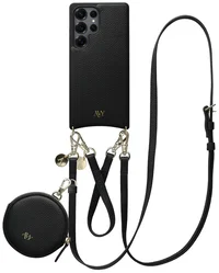 AVY Samsung Galaxy S25 Ultra - Luxury Kit - Zwart - Leather Set afbeelding