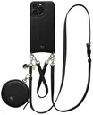 AVY Apple iPhone 15 Pro Max - Luxury Kit - Zwart - Leather Set