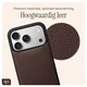 AVY Apple iPhone 17 Pro - Luxury Kit - Chocolate - Leather Set afbeelding 6