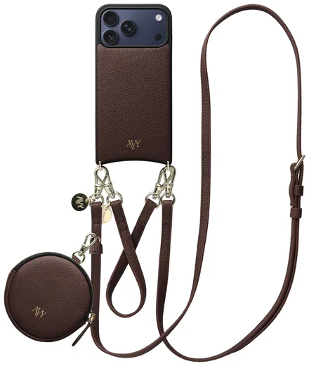 AVY Apple iPhone 17 Pro Max - Luxury Kit - Chocolate - Leather Set afbeelding 1