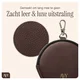 AVY Apple iPhone 14 / 13 - Luxury Kit - Chocolate - Leather Set afbeelding 9