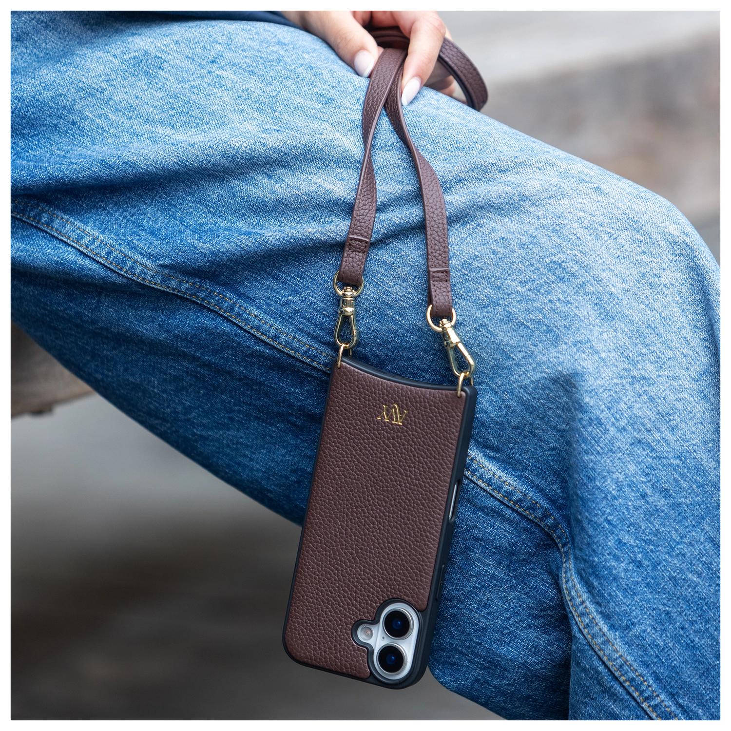 AVY Apple iPhone 14 Pro - Luxury Kit - Chocolate - Leather Set afbeelding 3