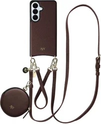 AVY Samsung Galaxy S26 - Luxury Kit - Chocolate - Leather Set afbeelding