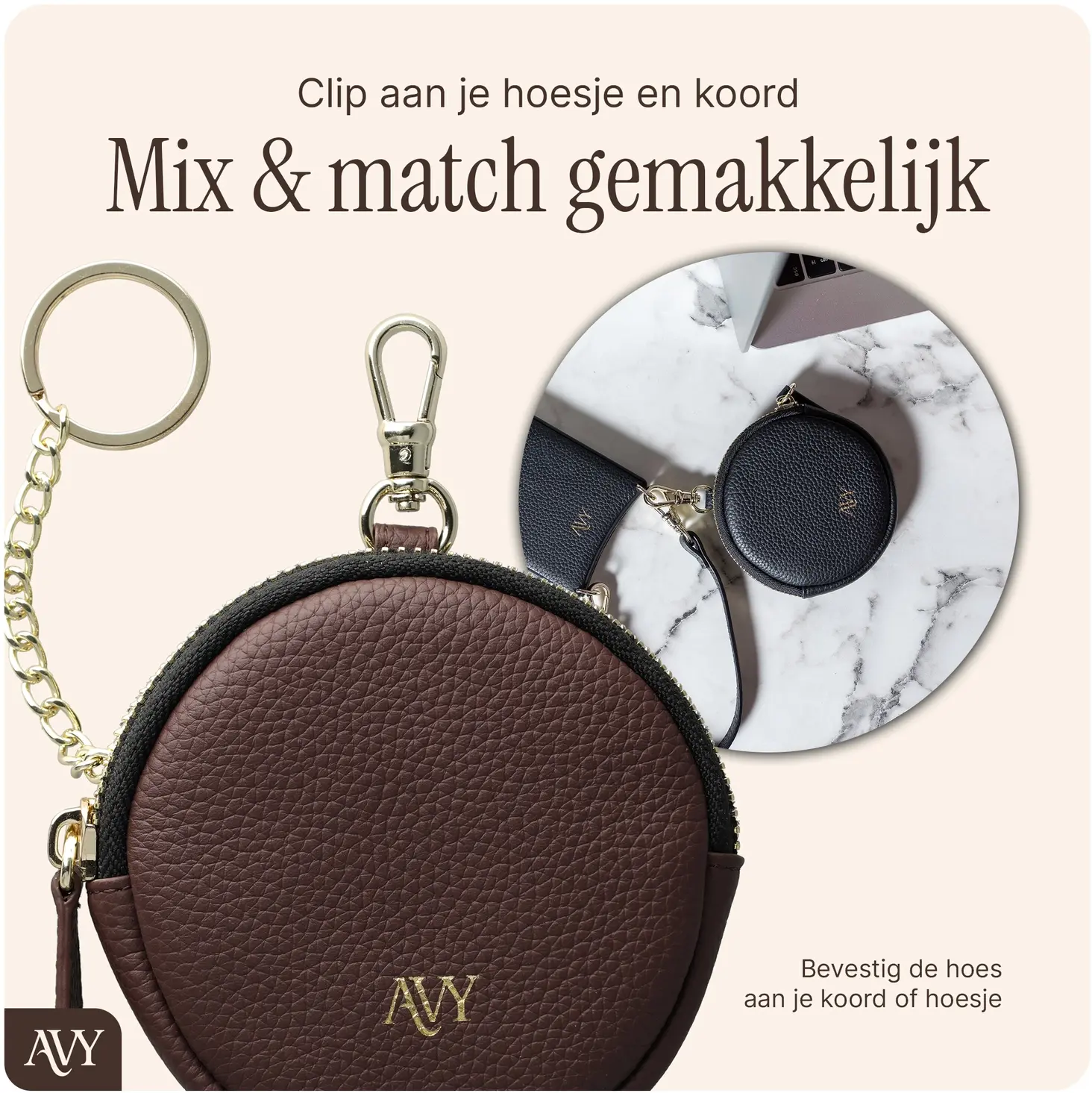 AVY Samsung Galaxy S26 Ultra - Luxury Kit - Chocolate - Leather Set afbeelding 8