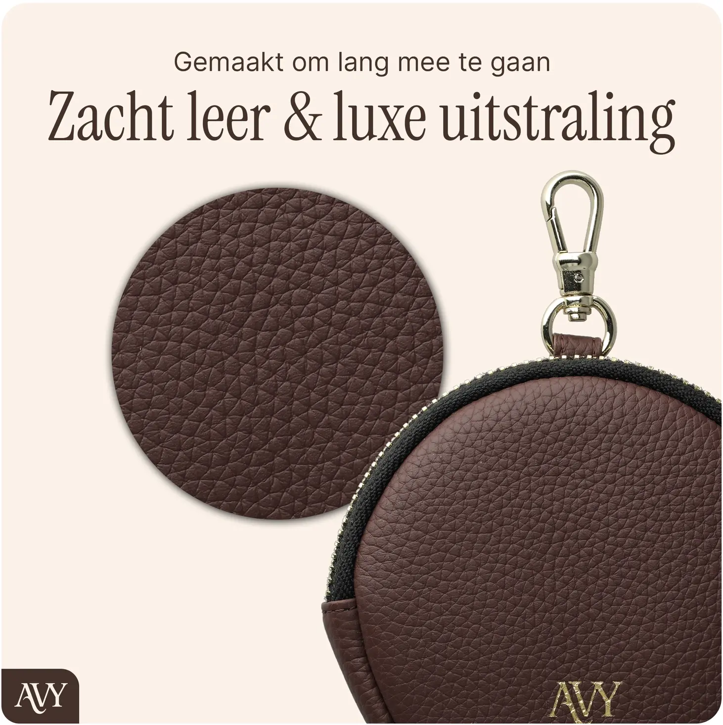 AVY Samsung Galaxy S26 Ultra - Luxury Kit - Chocolate - Leather Set afbeelding 9