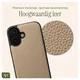 AVY Apple iPhone 16 - Luxury Kit - Beige - Leather Set afbeelding 5