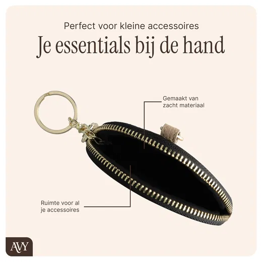 AVY Apple iPhone 14 Pro - Luxury Kit - Beige - Leather Set afbeelding 10