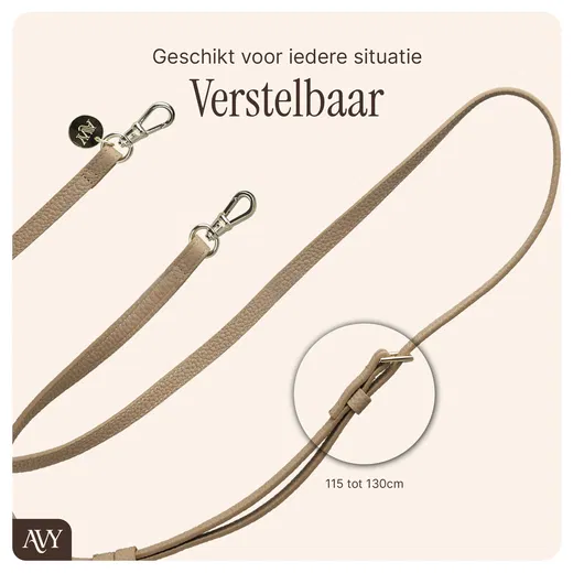 AVY Samsung S25 Plus / S24 Plus - Luxury Kit - Beige - Leather Set afbeelding 11