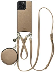 AVY Apple iPhone 15 Pro Max - Luxury Kit - Beige - Leather Set afbeelding