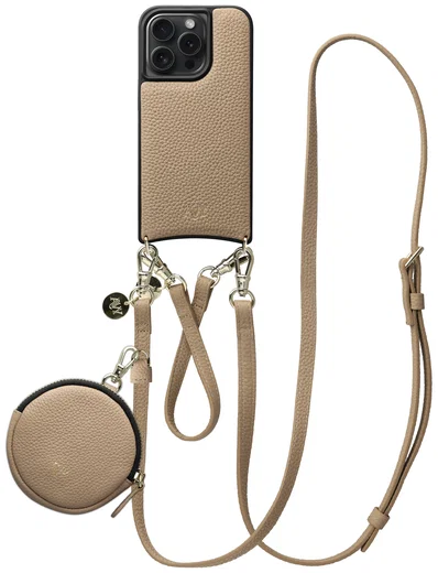 AVY Apple iPhone 14 Pro Max - Luxury Kit - Beige - Leather Set afbeelding 1