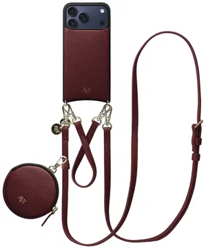AVY Apple iPhone 17 Pro Max - Luxury Kit - Burgundy - Leather Set