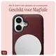 AVY Apple iPhone 16 - Luxury Kit - Burgundy - Leather Set afbeelding 7