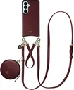AVY Samsung Galaxy S26 Plus - Luxury Kit - Burgundy - Leather Set
