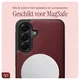 AVY Samsung Galaxy A56 - Luxury Kit - Burgundy - Leather Set afbeelding 7