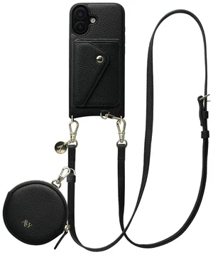 AVY Apple iPhone 17 - Statement Kit - Zwart - Long Leather