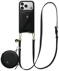 AVY Apple iPhone 17 Pro - Statement Kit - Zwart - Long Leather afbeelding