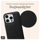 AVY Apple iPhone 16 Pro Max - Statement Kit - Zwart - Long Leather afbeelding 5