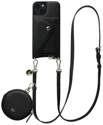 AVY Apple iPhone 14 / 13 - Statement Kit - Zwart - Long Leather afbeelding