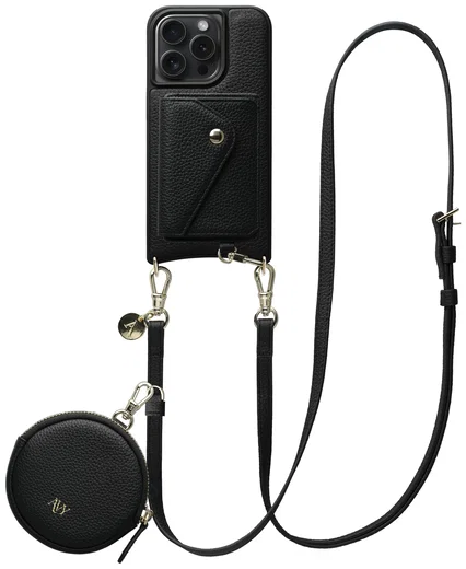 AVY Apple iPhone 14 Pro - Statement Kit - Zwart - Long Leather afbeelding 1