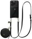 AVY Apple iPhone 14 Pro - Statement Kit - Zwart - Long Leather