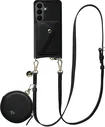 AVY Samsung Galaxy S26 Plus - Statement Kit - Zwart - Long Leather
