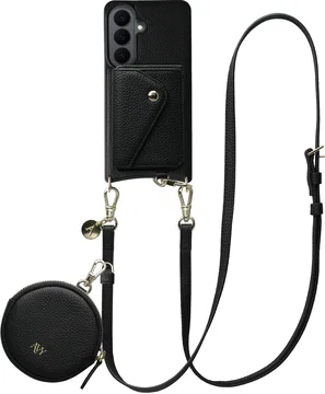 AVY Samsung Galaxy S26 - Statement Kit - Zwart - Long Leather