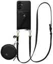 AVY Samsung Galaxy A56 - Statement Kit - Zwart - Long Leather