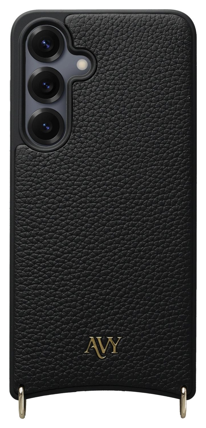 AVY Samsung S25 Plus / S24 Plus - Statement Kit - Zwart - Long Leather afbeelding 14