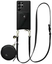 AVY Samsung Galaxy S25 Ultra - Statement Kit - Zwart - Long Leather