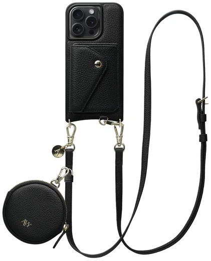 AVY Apple iPhone 14 Pro Max - Statement Kit - Zwart - Long Leather afbeelding 1