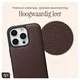 AVY Apple iPhone 16 Pro - Statement Kit - Chocolate - Long Leather afbeelding 5