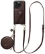 AVY Apple iPhone 14 Pro - Statement Kit - Chocolate - Long Leather afbeelding 1