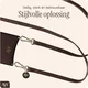 AVY Samsung Galaxy S26 Plus - Statement Kit - Chocolate - Long Leather afbeelding 12