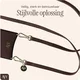 AVY Samsung Galaxy S26 Ultra - Statement Kit - Chocolate - Long Leather afbeelding 12