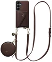 AVY Samsung Galaxy S25 / S24 - Statement Kit - Chocolate - Long Leather