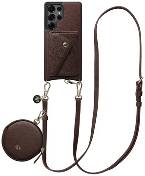 AVY Samsung Galaxy S25 Ultra - Statement Kit - Chocolate - Long Leather
