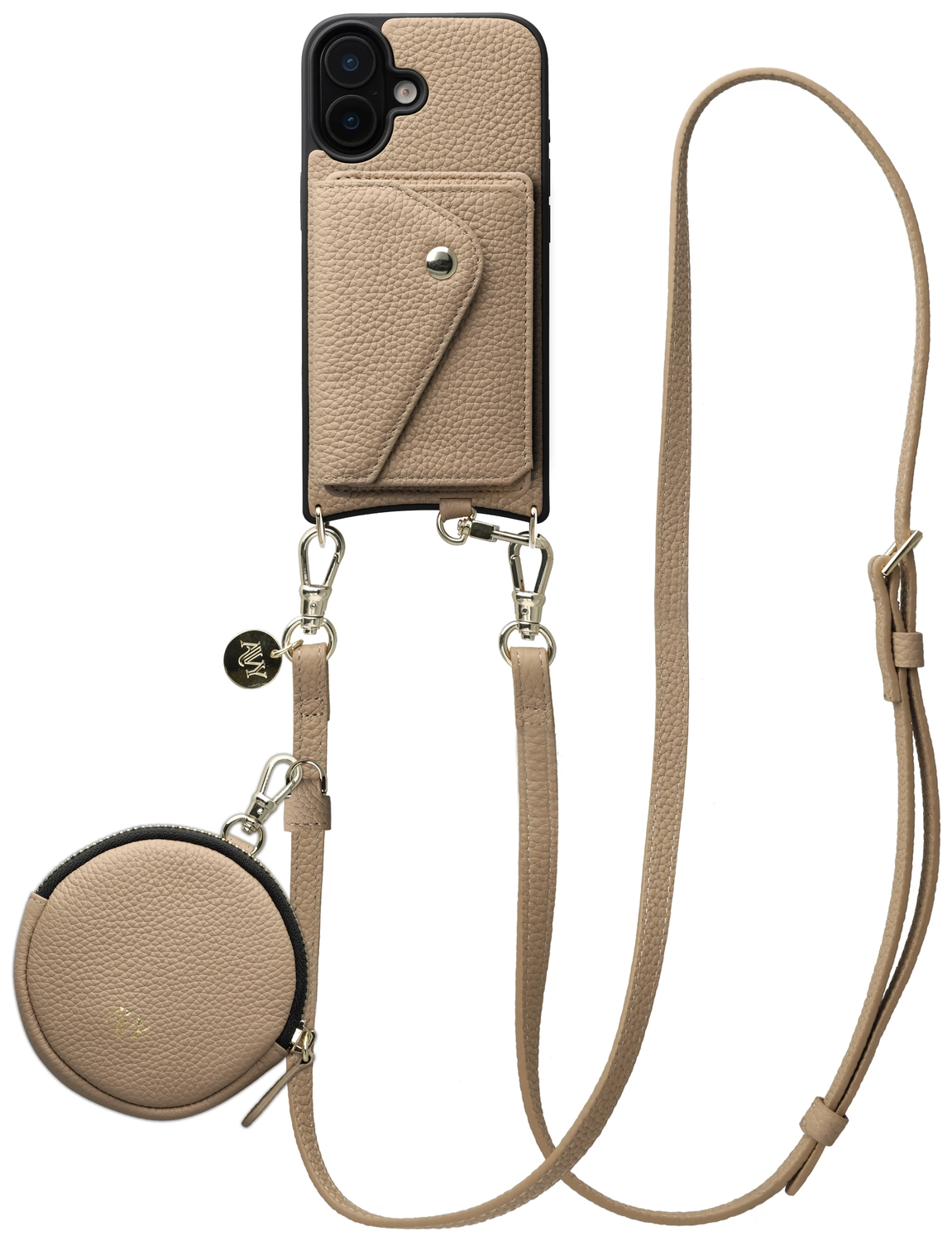 AVY Apple iPhone 17 - Statement Kit - Beige - Long Leather afbeelding 1