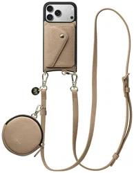 AVY Apple iPhone 17 Pro - Statement Kit - Beige - Long Leather afbeelding