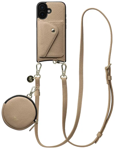 AVY Apple iPhone 16 - Statement Kit - Beige - Long Leather afbeelding 1