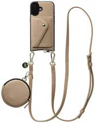 AVY Apple iPhone 16 - Statement Kit - Beige - Long Leather afbeelding