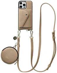 AVY Apple iPhone 16 Pro - Statement Kit - Beige - Long Leather afbeelding