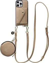 AVY Apple iPhone 16 Pro Max - Statement Kit - Beige - Long Leather afbeelding