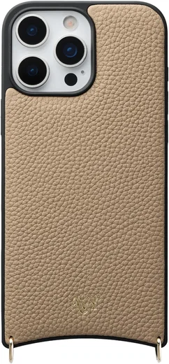 AVY Apple iPhone 16 Pro Max - Statement Kit - Beige - Long Leather afbeelding 16