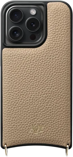 AVY Apple iPhone 15 Pro - Statement Kit - Beige - Long Leather afbeelding 16