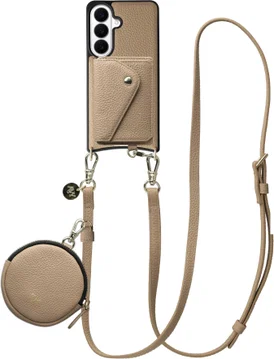 AVY Samsung Galaxy S26 Plus - Statement Kit - Beige - Long Leather