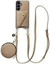 AVY Samsung S25 Plus / S24 Plus - Statement Kit - Beige - Long Leather