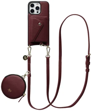 AVY Apple iPhone 16 Pro Max - Statement Kit - Burgundy - Long Leather