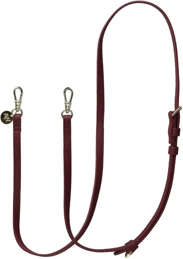AVY Apple iPhone 15 - Statement Kit - Burgundy - Long Leather afbeelding 19
