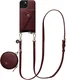 AVY Apple iPhone 15 - Statement Kit - Burgundy - Long Leather afbeelding 1